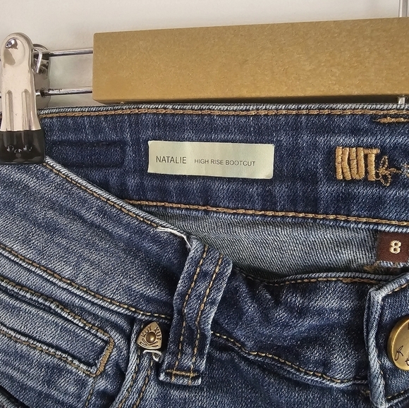 Kut From The Kloth Natalie High Rise Bootcut Medium Wash Women's Jeans Size 8 - Picture 3 of 8